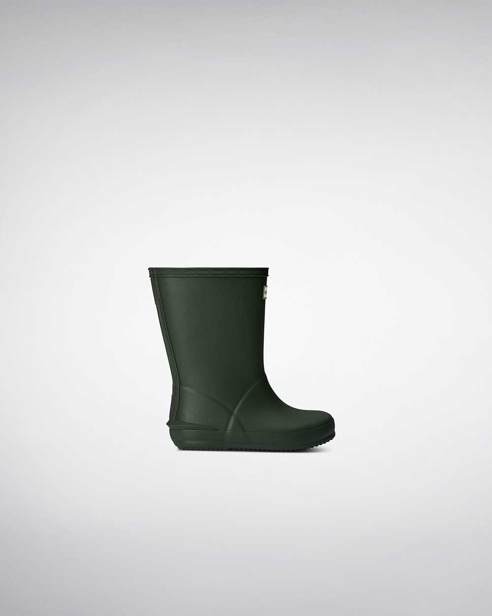 Kids Hunter First Norris Rain Boots Green | SGRMCK-371